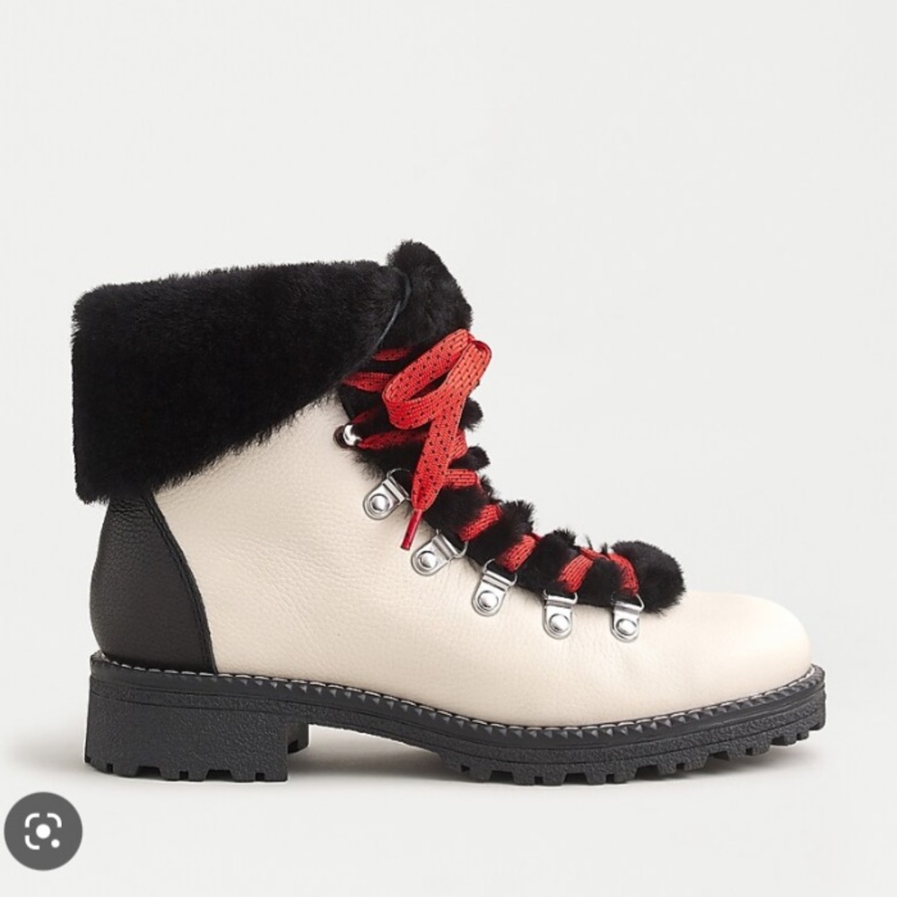 J. Crew Nordic Boot in Natural Leather
